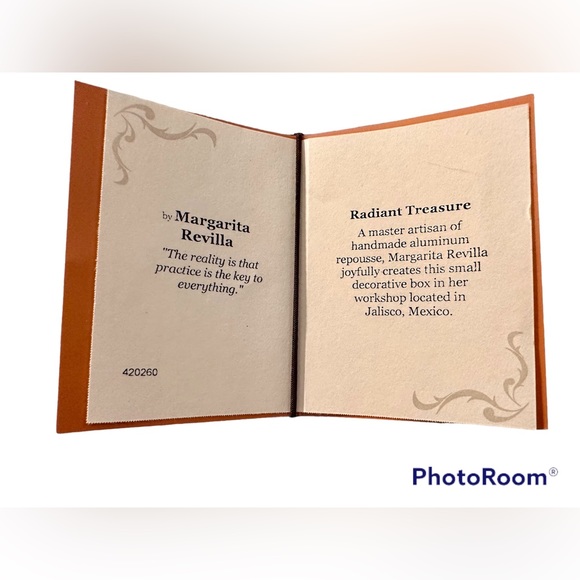 Aluminum Keepsake Box Handmade in Mexico - Picture 5 of 5